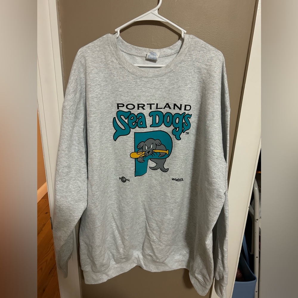 Portland Sea Dogs Retro Crewneck 3XL